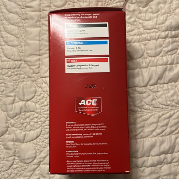 ACE brand Adjustable Back stabilizer with Lumbar Support - Picture 3 of 13